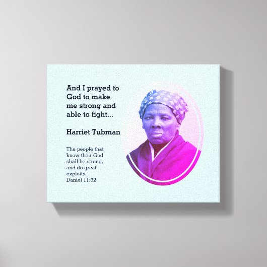 Toile Citation TUBMAN HARRIET moderne (Recto)