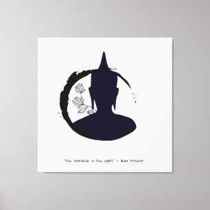 Toile Citation zen : Sagesse et méditation