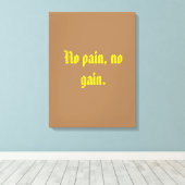 Toile Citations de motivation de GYM et marron clair (Insitu (Plancher de Bois))