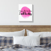 Toile citations de motivation pour l'autosoin (Insitu(Chambre))