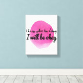 Toile citations de motivation pour l'autosoin (Insitu (Plancher de Bois))