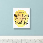 Toile citations de motivation pour l'autosoin (Insitu (Plancher de Bois))