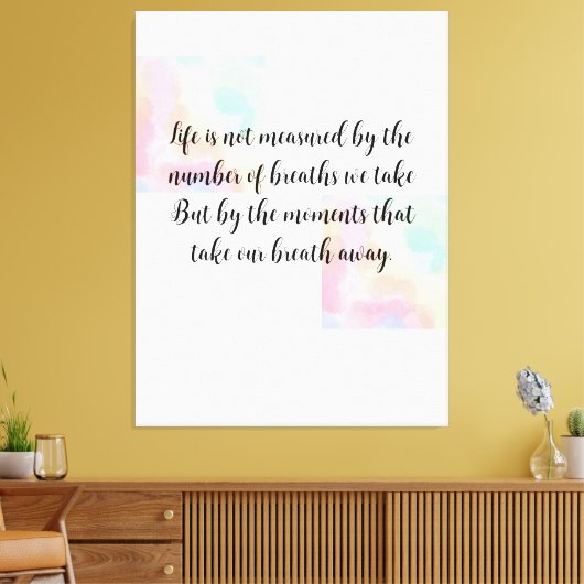 Toile Citations de vie, diplôme, félicitations (Insitu(Salon))