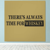 Toile Citations drôles de whisky à boire (Insitu (Plancher de Bois))