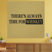 Toile Citations drôles de whisky à boire (Insitu(Salon))