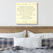 Toile Citations Inspirationnelles Rumi : Né avec potenti (Insitu(Chambre))