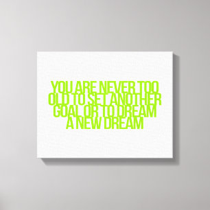 Toile Citations inspirées et de motivation