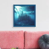 Toile Cité Fantastique d'Atlantis (2) (Insitu(Salon))