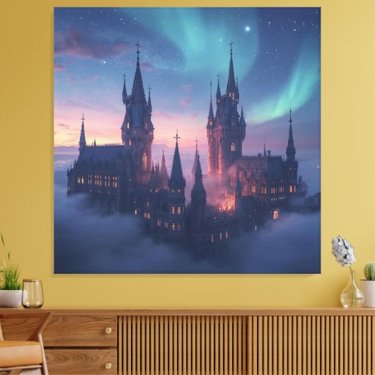 Toile Cité Nuageuse de Lumière (Insitu(Salon))