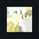 Toile Citron<br><div class="desc">Citron Mist III par Juin Erica Vess. Comprend des tons jaune et gris pour créer un design abstrait.</div>