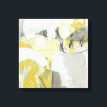 Toile Citron<br><div class="desc">Citron Mist III par Juin Erica Vess. Comprend des tons jaune et gris pour créer un design abstrait.</div>