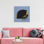 Toile Citron foncé – Art graphique minimal (Insitu(Salon))
