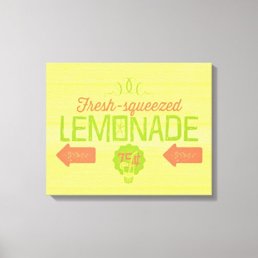 Toile Citronade fraîche taillée (Recto)