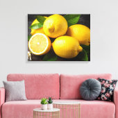 Toile citrons (Insitu(Salon))