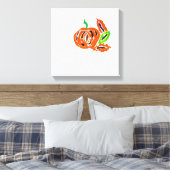 Toile Citrouille d'aquarelle Whimsical (Insitu(Chambre))