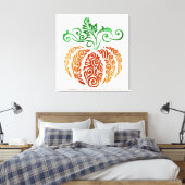 Toile Citrouille d'automne Swirl (Insitu(Chambre))