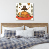 Toile Citrouille de Thanksgiving & Automne (Insitu(Chambre))