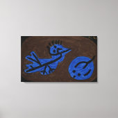 Toile Citrouille d'oiseaux bleus - Paul Klee 1939 (Recto)