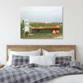 Toile Citrouille Patch Stand Halloween Canvas d'automne (Insitu(Chambre))