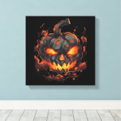 Toile Citrouille pétrificateur (Insitu (Plancher de Bois))
