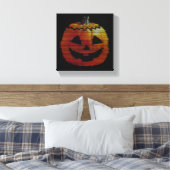 Toile Citrouille TV Glitchy (Insitu(Chambre))