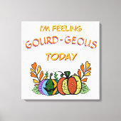 Toile Citrouilles d'automne gourdes (Recto)