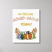 Toile Citrouilles d'automne gourdes (Recto)