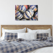 Toile Citrouilles rayées rustiques (Insitu(Chambre))