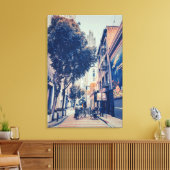 Toile City Alleyway avec Café (Insitu(Salon))