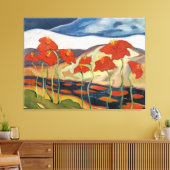 Toile Clair et joyeux, paysage avec des fleurs, (Insitu(Salon))