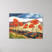 Toile Clair et joyeux, paysage avec des fleurs, (Recto)