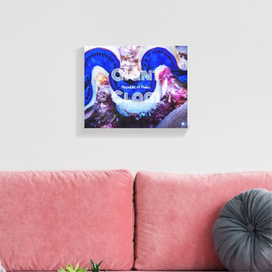 Toile Clam géant (Insitu(Salon))