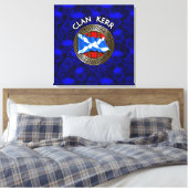 Toile Clan Baird Tartan Knot & Drapeau (Insitu(Chambre))