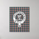 Toile Clan Donnachaidh (Robertson) Crest & Dress Tartan (Recto)