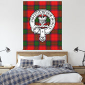 Toile Clan Donnachaidh (Robertson) Crest & Tartan (Insitu(Chambre))