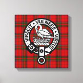 Toile Clan écossais Stuart Tartan et Crest (Recto)