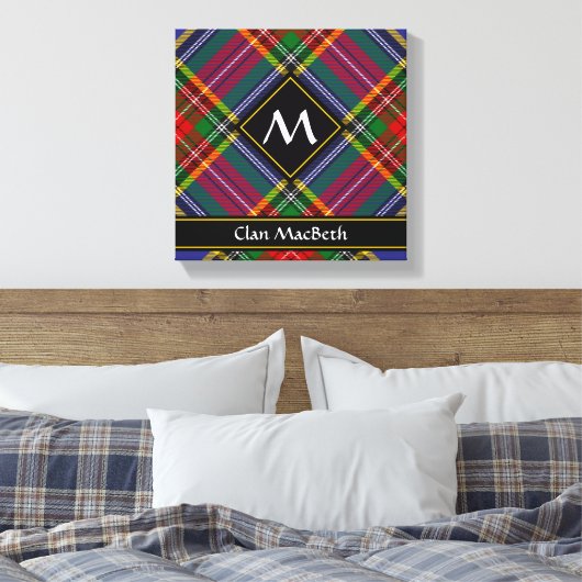 Toile Clan MacBeth Tartan Canvas Imprimer (Insitu(Chambre))