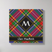 Toile Clan MacBeth Tartan Canvas Imprimer (Recto)