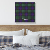 Toile Clan Nixon Plaid Scottish kilt tartan (Insitu(Chambre))