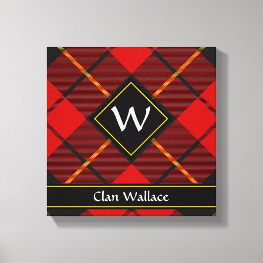 Toile Clan Wallace Tartan Tartan (Recto)