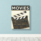 Toile Clappeur de film vintage (Insitu (Plancher de Bois))