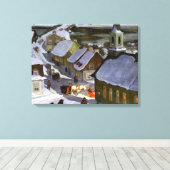 Toile Clarence Gagnon - Messe de minuit (Insitu (Plancher de Bois))