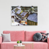 Toile Clarence Gagnon - Messe de minuit (Insitu(Salon))