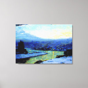 Toile Clarence Gagnon, Twilight, 1913