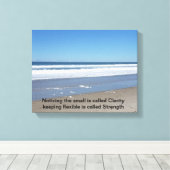 Toile Clarté et force Ocean Beach Capture (Insitu (Plancher de Bois))