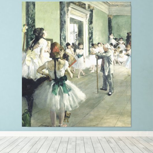 Toile Classe de ballet Edgar Degas (Insitu (Plancher de Bois))