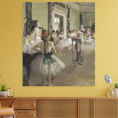 Toile Classe de ballet par Edgar Degas (Insitu(Salon))