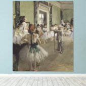 Toile Classe de ballet par Edgar Degas (Insitu (Plancher de Bois))