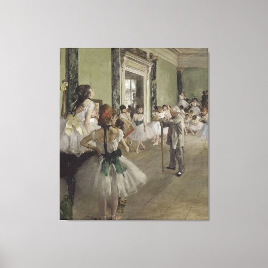 Toile Classe de ballet par Edgar Degas (Recto)