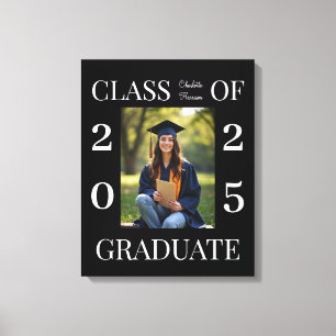 Toile Classe personnalisée de 2025 Graduation Photo